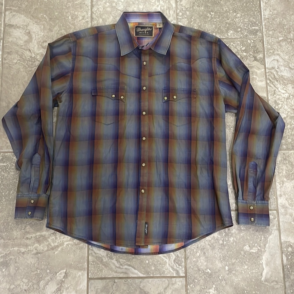 Wrangler Retro Men's Western Shirt Sz XL